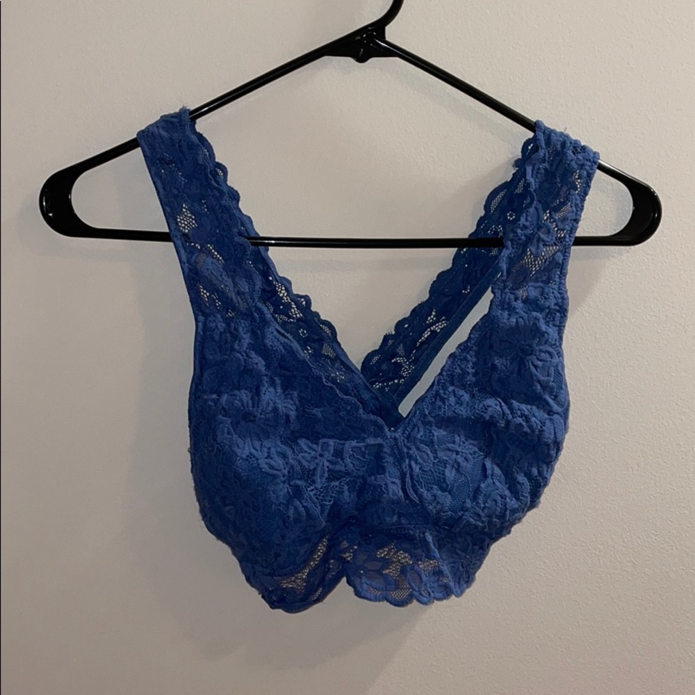 Blue bra
